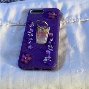 Purple I phone case 8 plus case